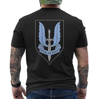 Nzsas ニュージーランド特殊部隊 航空連隊 バックプリント メンズTシャツ バックプリント - Kawaiitshirt