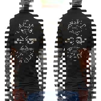 Oak Island Mystery Treasure Hunting Adventure Men's Back Print T-Shirt | Mazezy