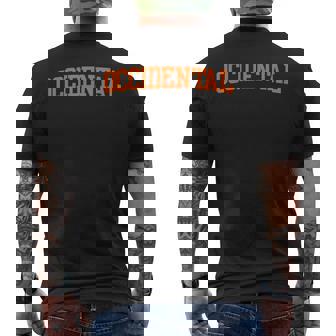 Occidental Vintage Arch College Men's T-shirt Back Print | Seseable UK