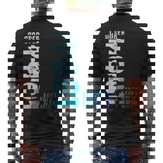 Octubre 1984 Edición Limitada Año 1984 Cumpleaños 1984 Camiseta Hombre Estampado Espalda - Regaloses