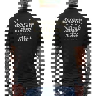 Office Humor For Coffee Fans Men's Back Print T-Shirt | Mazezy