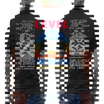 Official Nager 13Th Birthday Level 13 Unlocked メンズTシャツ バックプリント - Kawaiitshirt