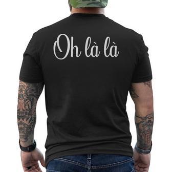 Oh La La Citation Français Touriste Enseignant Cadeau Drole T-shirt imprimé au dos - Cadeauxyz