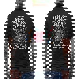 Okayest Music Teacher Appreciation Apple Back To School Tank Top Men's Back Print T-Shirt | Mazezy