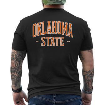 Oklahoma State Pride Classic Oklahoma Vintage Men's T-shirt Back Print - Monsterry