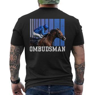 Ombudsman Cheval Course De Chevaux Del Maranta Anita Chevaux T-shirt imprimé au dos - Cadeauxyz