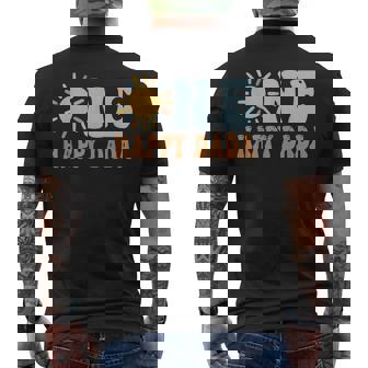 One Happy Dada Of The Birthday First Trip Around The Sun Men's T-shirt Back Print | Seseable UK