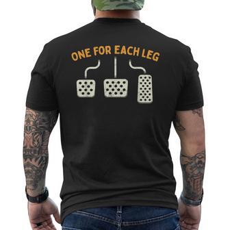 One For Each Leg Mechanic Car Lover Race Car Men's T-shirt Back Print - Thegiftio UK