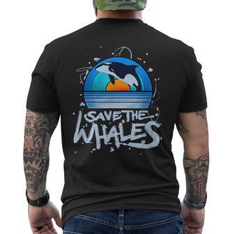 Orca Regalo De Orca Para Rescatar A Las Ballenas Camiseta Hombre Estampado Espalda - Regaloses