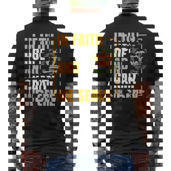 Order Of The Amaranth Faith Hope Serve Ladies Masonic Court Tank Top Men's Back Print T-Shirt | Mazezy