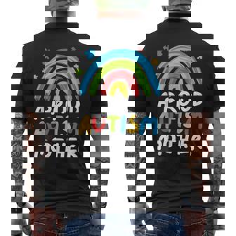 Orgoglioso Autismo Madre Puzzle Famiglia Autismo Consapevolezza Giornata T-shirt da uomo con stampa posteriore - Novitaregali