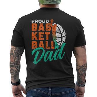 Orgulloso Padre Del Baloncesto Jugador Papá Baloncesto Camiseta Hombre Estampado Espalda - Regaloses