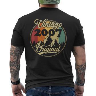 Original 2007Intage Cadeau D'anniversaire Rétro 18 Ans T-shirt imprimé au dos - Cadeauxyz