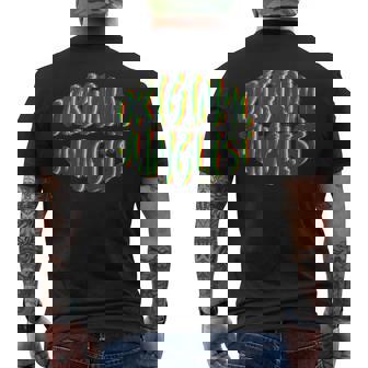 Original Junglist DNB Breakbeat Rasta Drum N Bass Tank Top Men's Back Print T-Shirt | Mazezy