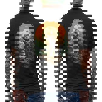 Oso Colorido Paisaje Bosqueidailvestre Animales Amantes Camiseta Hombre Estampado Espalda - Regaloses