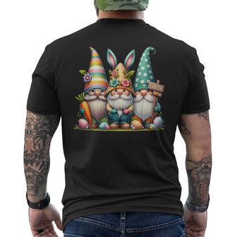 Ostern Gnome Gnom Lustige Zwerge Oster Outfit Lustigüß T-Shirt mit Rückendruck - Geschenkecke