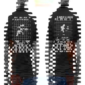 Padel Paddle Paddleball Racquet Ball Tennis Men's Back Print T-Shirt | Mazezy