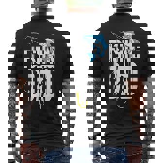 Padre Pescador Divertido Pesca Papá Día Del Padre Camiseta Hombre Estampado Espalda - Regaloses