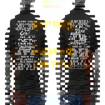 Pantry Worker Job Title Food Preparation Workers Men's Back Print T-Shirt | Mazezy