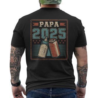 Papa 2025 Padre Primerizo Día Del Padre Paternidad Camiseta Hombre Estampado Espalda - Regaloses