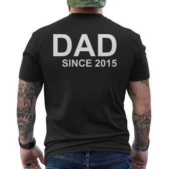 Papá Desde 2015 Camiseta Hombre Estampado Espalda - Regaloses