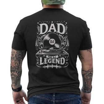 Papá Día Del Padre Papá El Dj Legend Papá Camiseta Hombre Estampado Espalda - Regaloses