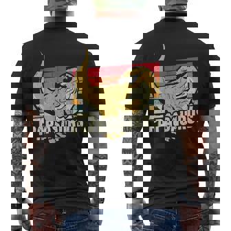 Papasaurus Rex Dinosauro Papaaurus Retro T-shirt da uomo con stampa posteriore - Novitaregali