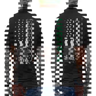 Patriotic Livestock Showmanship Show Pig Men's T-shirt Back Print | Seseable CA