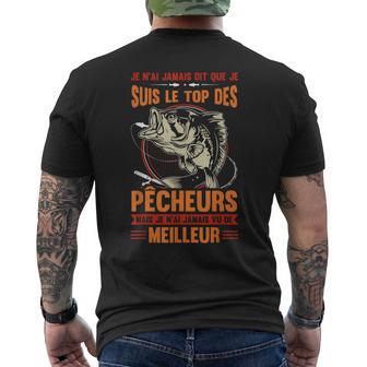 Pêche Pêcheur Poisson Le Top Des Pêcheur T-shirt imprimé au dos - Cadeauxyz