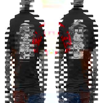 Peru Flag Peruvian Roots Guinea Pig Sunset Peruvian Pride Men's T-shirt Back Print - Monsterry