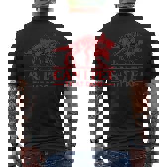 Can I Pet That Dog Demodog Monster Dog Lover Men's T-shirt Back Print - Monsterry