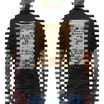 PhD In Eye Rolling Sarcastic Men's Back Print T-Shirt | Mazezy