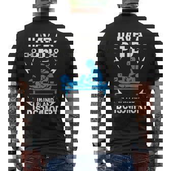 Physiotherapist PhD Pain Discomfort Humor Men's Back Print T-Shirt | Mazezy