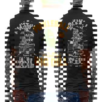 Pickleball It's Kind Of a Big Dill Sport Humor Summer Tank Top Men's Back Print T-Shirt | Mazezy