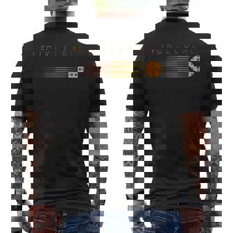 Pickleball Stylish Simple Pickleball Men's T-shirt Back Print | Mazezy