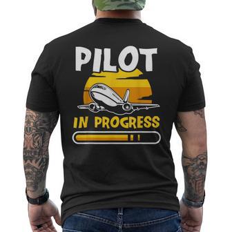 Pilote En Cours Bâche Aviateur Aviation Avion T-shirt imprimé au dos - Cadeauxyz