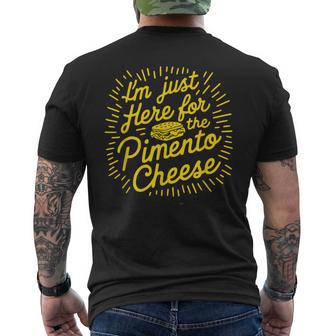 Pimento Cheese Sandwich Golfer's Men's T-shirt Back Print - Thegiftio