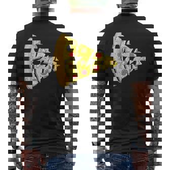 Pizza Pizzeria Margherita Pizza Forno Impasto Olio T-shirt da uomo con stampa posteriore - Novitaregali