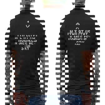 Im The Plot Twist In Someones Story Dramatic Saying Men's Back Print T-Shirt | Mazezy