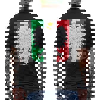 Polacco Italiano Polska Italia Polonia Italia Italiano Famiglia T-shirt da uomo con stampa posteriore - Novitaregali