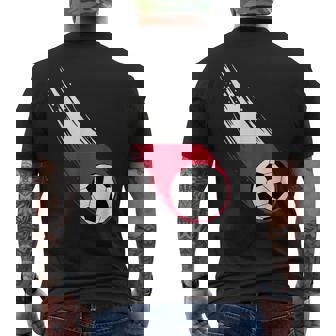 Poland Flag Graphic Poland Pride Heritage Men's Back Print T-Shirt | Mazezy