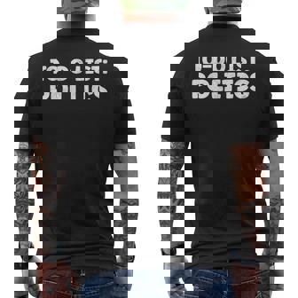 Politics Lover Quotes Governance Activities Men's Back Print T-Shirt | Mazezy