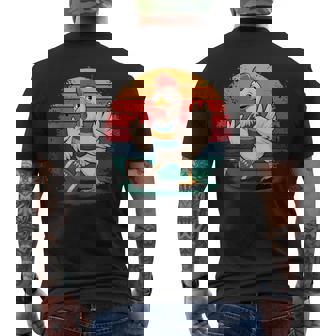 Pollo Jugando Fútbol Americano Retrointage Pollo Camiseta Hombre Estampado Espalda - Regaloses