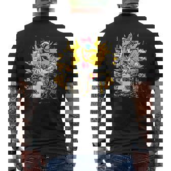 Pollo Rítmico Con Batería Para Amantes De Los Bateristas Manga Larga Camiseta Hombre Estampado Espalda - Regaloses