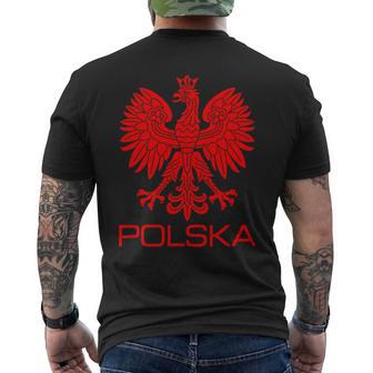 Polska Pologneymbole Aigle Polonais Drapeau Polonais Blason Emblème T-shirt imprimé au dos - Cadeauxyz