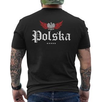 Polska Polonia Banderas Polaca Camiseta Hombre Estampado Espalda - Regaloses