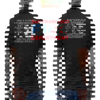 Pompiers Dean Francisco Californie T-shirt imprimé au dos - Cadeauxyz