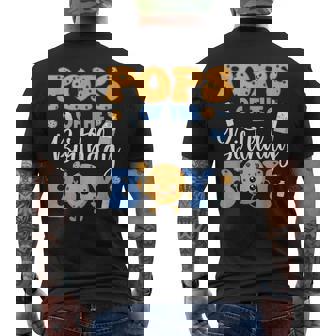 Pops Of The Birthday Boy Milk And Cookies Party Men's Back Print T-Shirt | Mazezy