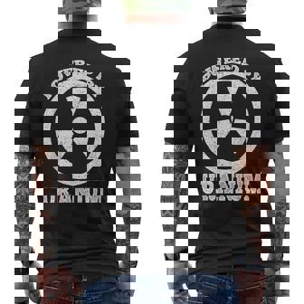 Powered By Uranium 原子力エンジニア メンズTシャツ バックプリント - Kawaiitshirt