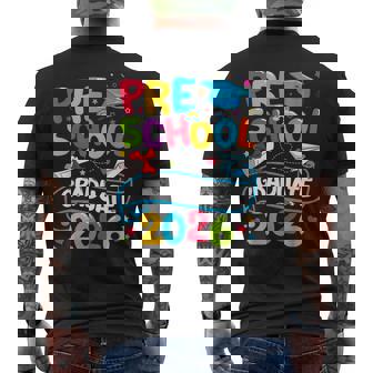 Preschool Graduate 2026 Pre-K Grad School Graduation Men's T-shirt Back Print - Monsterry